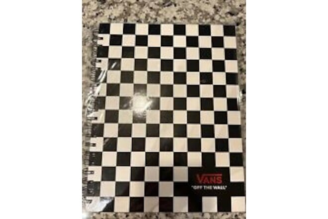 Vans Family Exclusive Vans "Off The Wall" Checkerboard Notebook VN0A4UFUN0A -NEW