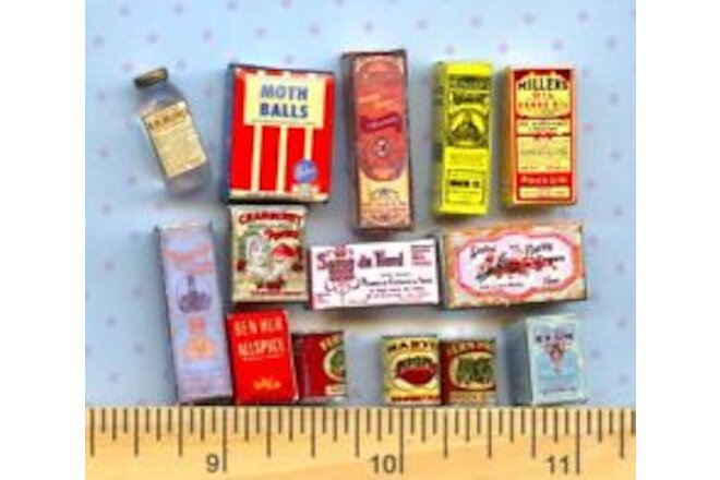 ** SALE **  Victorian Dollhouse Miniature Visual Grab Bag Lot   # 3287