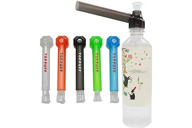 5 Pack Random Colors Portable Hookah   Bottle  Water Glass Filter Bong