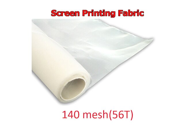 3 Yards 140M/56T Screen Printing Mesh 50" Width Silkscreen Fabric Free Shipping