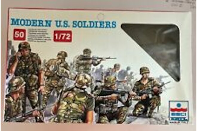 Lot Of 4 AMT U.S. Modern Soldiers 1:72 #8654 - New Total 200 Solders Figurines