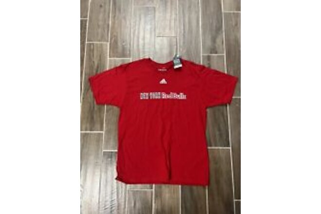 Adidas MLS New York Red Bulls Red Men’s Go Tee Sz XL NWT