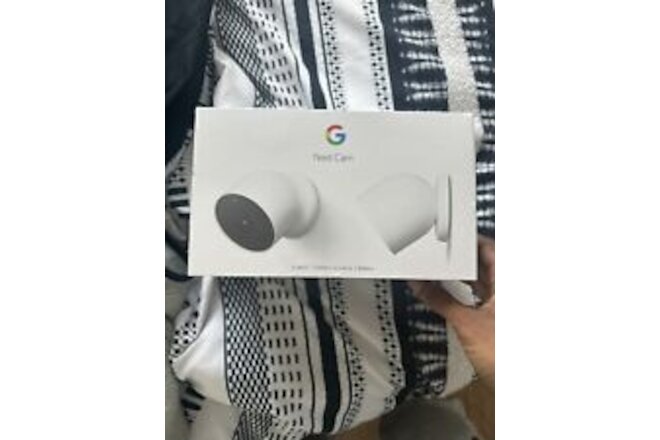 Google Nest Cam Indoor/Outdoor Surveillance Camera - Snow, Pack of 2
