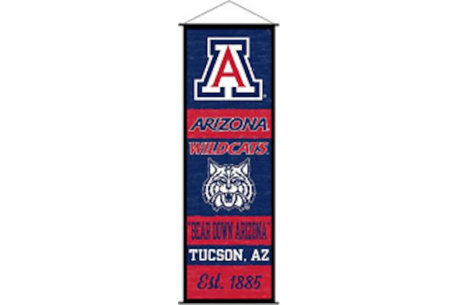 Arizona Wildcats Banner and Scroll Sign