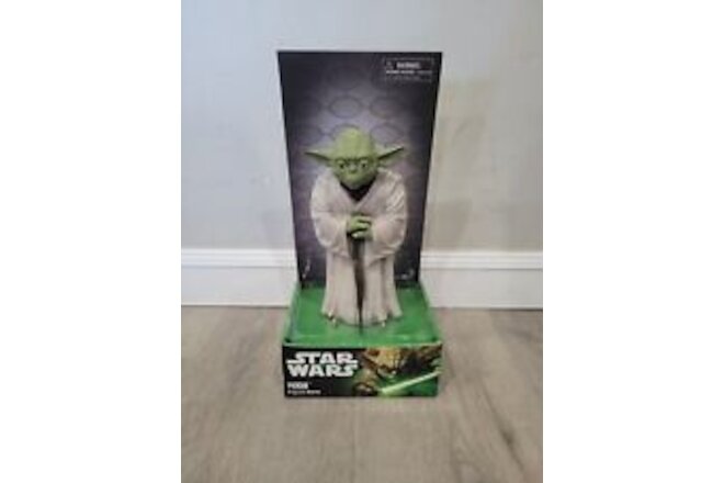 BRAND NEW Yoda Star Wars Vinyl  8" Figure Bank 2013 w/ Cane Diamond Select Toys