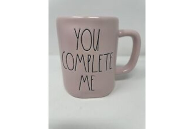 *RARE* Rae Dunn "YOU COMPLETE ME" pink Mug Valentine's Day 2021