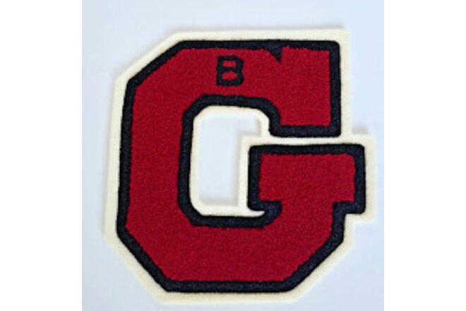 Vtg Glendale [Calif.] High School Letterman Varsity Letter Patch Red & Black 60s