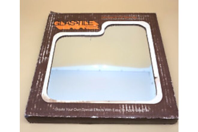 Vintage NEW 1970s Mirrored Hoyne Glas-Tile 12x12 Clear Mirror *SEALED BOX OF 12*