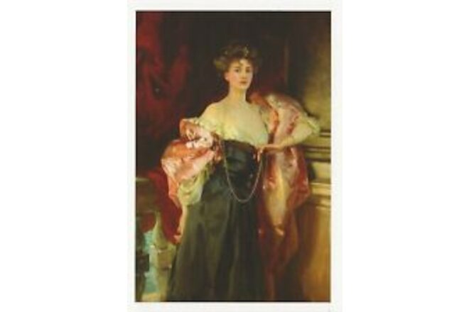Postcard John Singer Sargent "Lady Helen Vincent" 1904 Birmingham Museum Art MNT