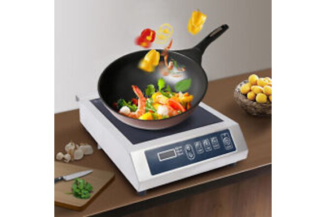 1800w Induction Cooktop 13-speed Adjustment Induction Hob For Countertop Kitchen
