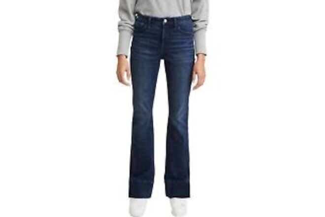 JEN7 Women's High Waist Slim Bootcut Jeans Blue Size 0