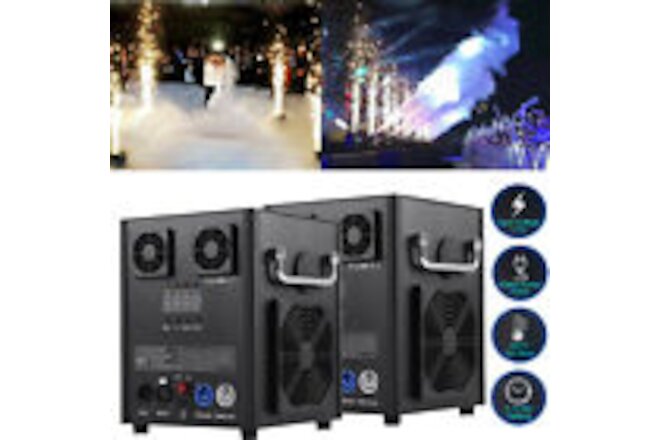 2PCS Cold Spark Firework Machine 500W DMX Stage Effect DJ Show Party Wedding US
