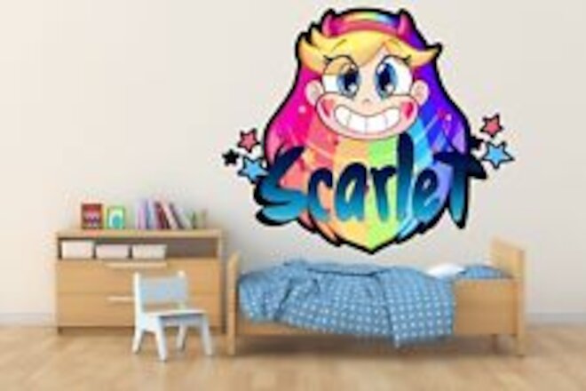 Wall Decal TV Series Stickers Kids Art Décor Bedroom Custom Name W-46