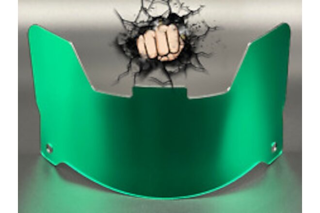 Green Chrome Full Size Helmet Visor (Display Only) Replica/Speed/Flex Compatible