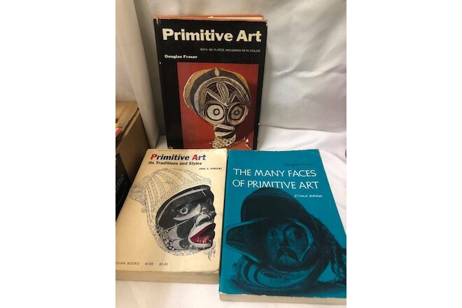 3 Vintage Books on PRIMITIVE ART