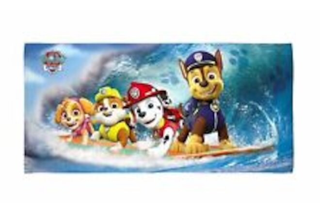 NEW PAW Patrol SURFING PUPS All Cotton Kids' Beach Pool Bath Towel 28in x 58in