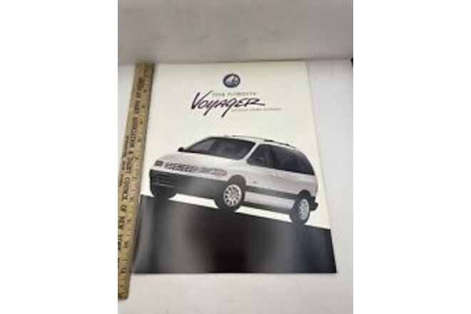 NOS 1998 Plymouth Voyager Grand Voyager ￼Dealership Brochure GAB7
