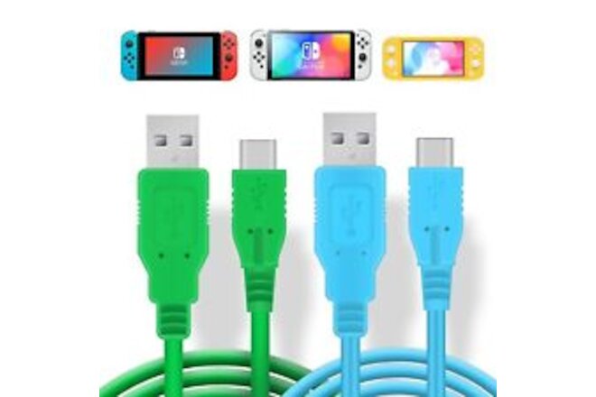 HEATFUN USB C Charger for Nintendo Switch, USB Type C Fast Charging Cable for...