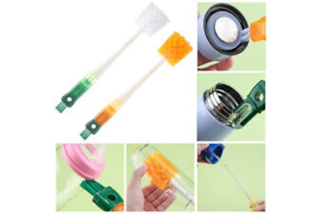5 In1 Bottle Brush Set Long Handle Home Multifunctional Cup Brush Cleaning Brush