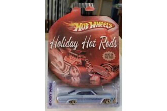 Hot Wheels Holiday Hot Rods ‘65 Chevy Impala Blue 1/64 Diecast Chevrolet
