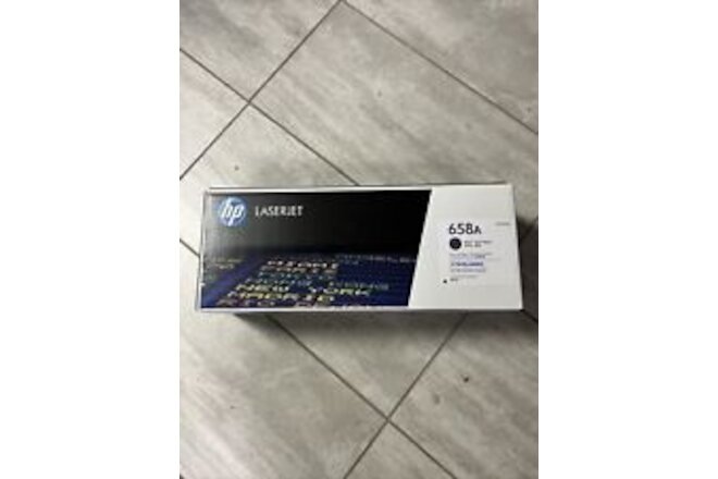 NEW Genuine HP 658A Black Toner Cartridge  W2000A Factory-Sealed