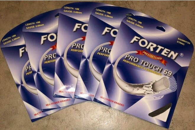 Forten Badminton String -  Pro Touch 69 (5 Pack)