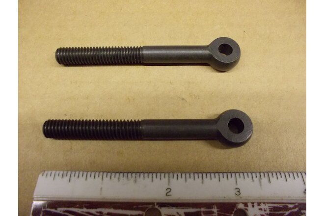 5/16-18 Steel Eye Hole Rod End Bolt, 3" tip to center of eye, lot of 2