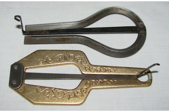 Vintage Jews Harp Jaw Harp Mouth Harp 1 Made in Italy 1 USA Made Mixed Lot of 2