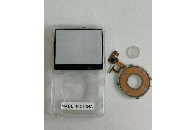 Clear Face Plate Clickwheel Button For Apple iPod Classic 5th Gen Replacement