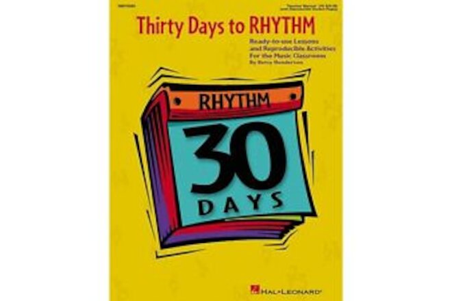 Hal Leonard Thirty Days To Rhythm Teacher's Manual