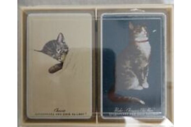 Vtg Chesapeake Ohio Railroad Chessie System Cat Kitten Playing Cards Unused