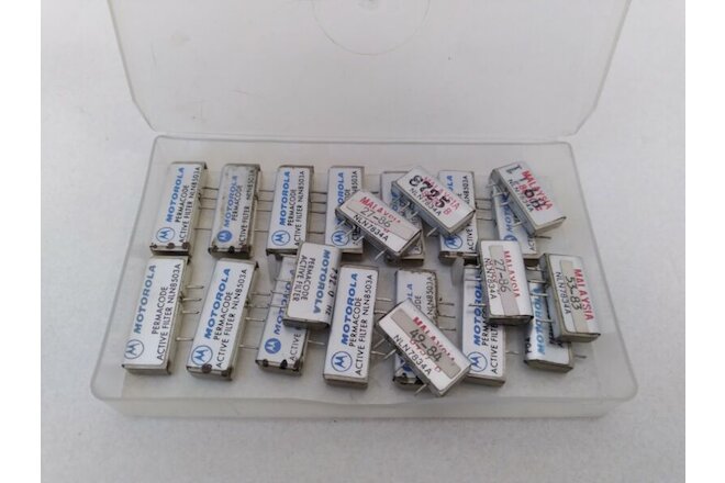 Lot of Motorola (8) NLN7834A and (13) NLN8503A Tone Reeds Minitor II (21) Total