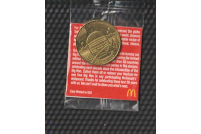 Mcdonalds 50th Anniversary Big Mac Coin 1998-2008 NEW & STILL SEALED