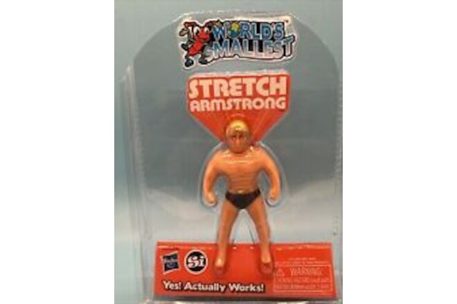 NEW SEALED Hasbro 2016 The Worlds Smallest STRETCH ARMSTRONG Figure 4 "