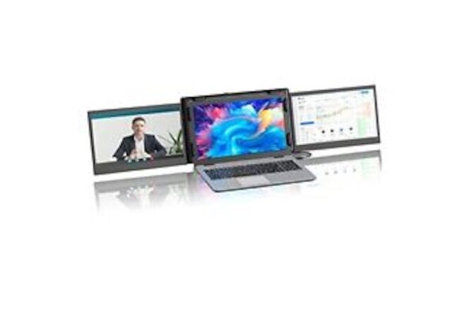 12'' Laptop Monitor Extender, Portable Monitor for Laptop, 1080P Full HD IPS