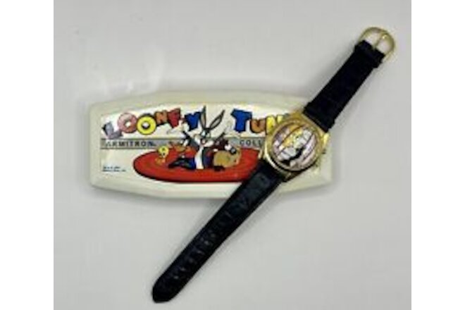 Armitron Collectibles Looney Tunes Musical Watch TWEETY BIRD & SYLVESTER 1994