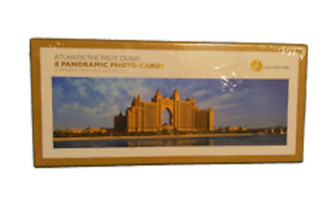 Gallery 1 Atlantis The Palm, Dubai 8 Panoramic Photo Card Envelope Set NIB
