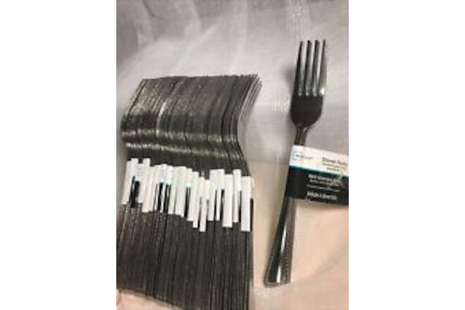 Mainstays Dinner Forks NEW Silver 18/0 SS  80 ct Forks Jewelery Making Craft DIY
