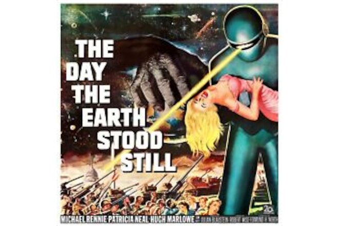 THE DAY THE EARTH STOOD STILL (1951) 41"X41" gigantic movie poster - HUGE!!!