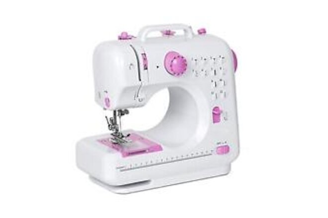 Sewing Machine Children Present Portable Crafting Mending Machine with 12 Bui...