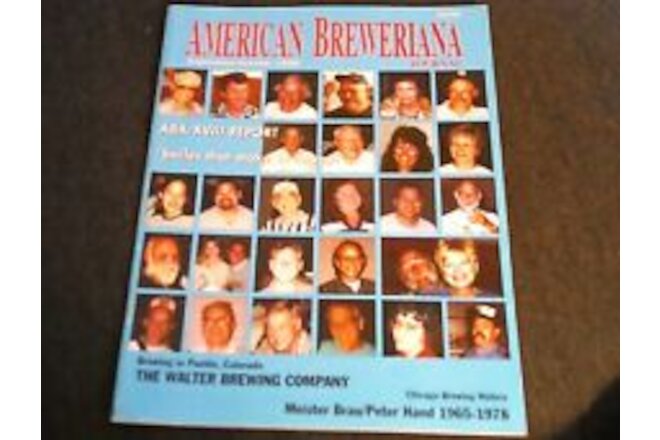 Beer History Book - Walter Brewery, Pueblo Colorado, Meister Brau, Peter Hand,