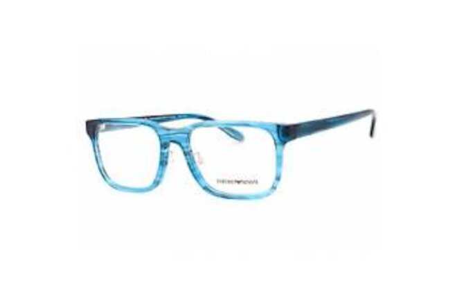 Emporio Armani Women's Eyeglasses Striped Blue Full Rim Frame 0EA3218F 5311