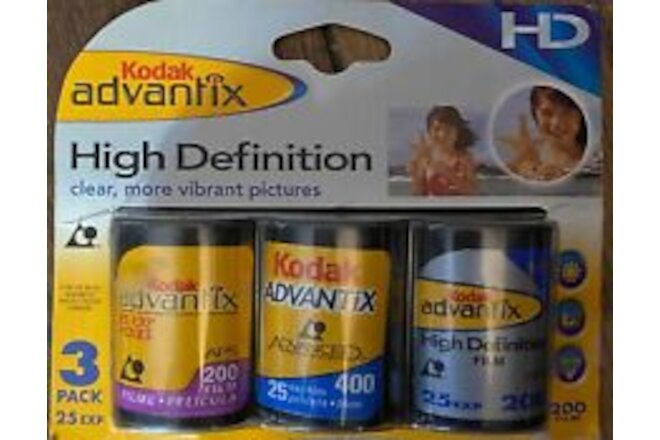 Advantix High Definition varied film - Kodak 3 pack
