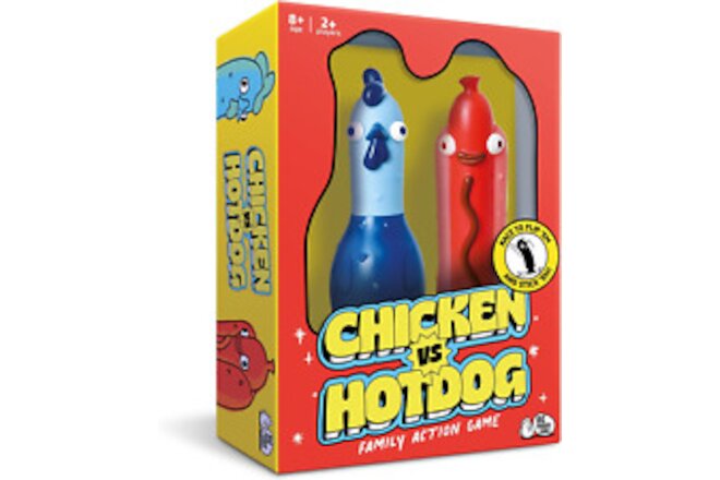 Chicken Vs Hotdog: the Ultimate Challenge Party Game for Flipping-Fun Families
