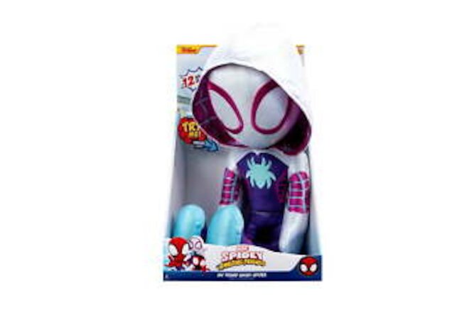 Ghost Spider Plush, Includes Lights and Sounds, Marvel, Toddler Toy