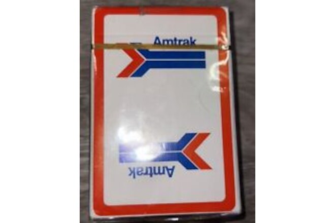 Amtrak railroad playing cards sealed deck in box circa 1970s NEW