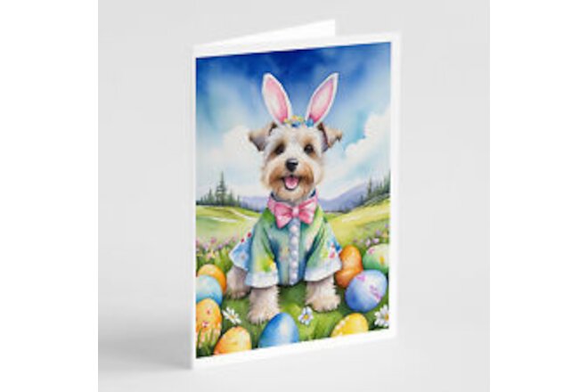 Dandie Dinmont Terrier Easter Egg Hunt Cards Envelopes Pk of 8 DAC5012GCA7P