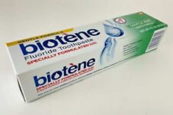 Biotene Gentle Mint Gentle Formula Fluoride Toothpaste, 4.3 oz, Exp 08/2025