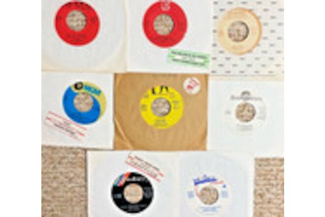 RARE UNIQUE LOT 45's Pop Country Rockabilly some PROMO's some Title Strips