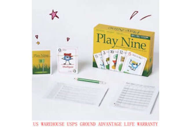 Play Nine - The Card Game of Golf, Best Card Games for Families, Strategy Game
